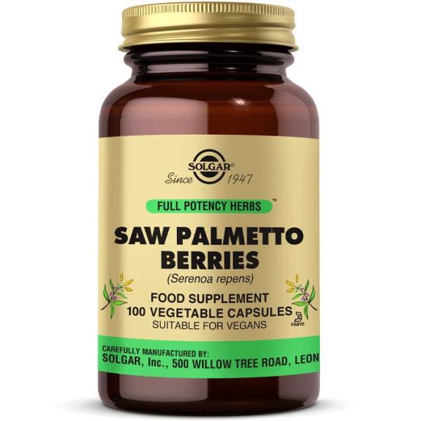 Solgar Saw Palmetto Berries 100 Tablet - SOLGAR