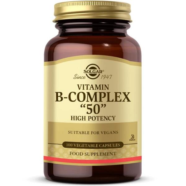 Solgar Vitamin B-Complex 50 100 Tablet - SOLGAR