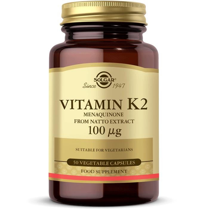 Solgar Vitamin K2 100 mcg 50 Kapsül - 1