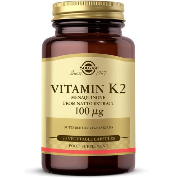 Solgar Vitamin K2 100 mcg 50 Kapsül - SOLGAR