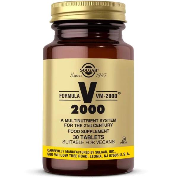 Solgar VM 2000 Multi Vitamin 30 Tablet - SOLGAR