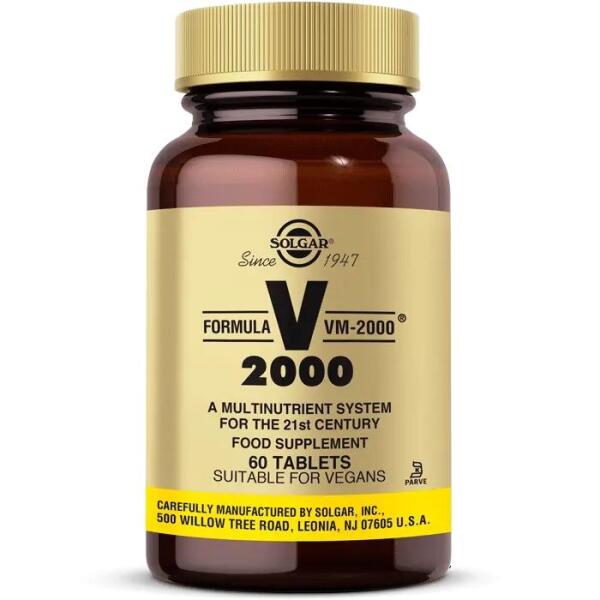 Solgar VM 2000 Multi Vitamin 60 Tablet - SOLGAR