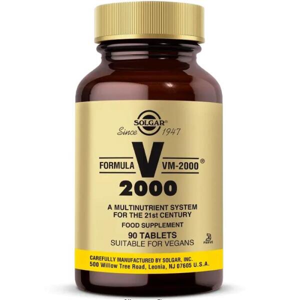 Solgar VM 2000 90 Tablet Multivitamin - SOLGAR