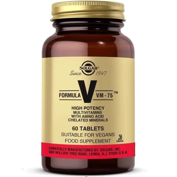 Solgar VM 75 Multi Vitamin 60 Tablet - SOLGAR