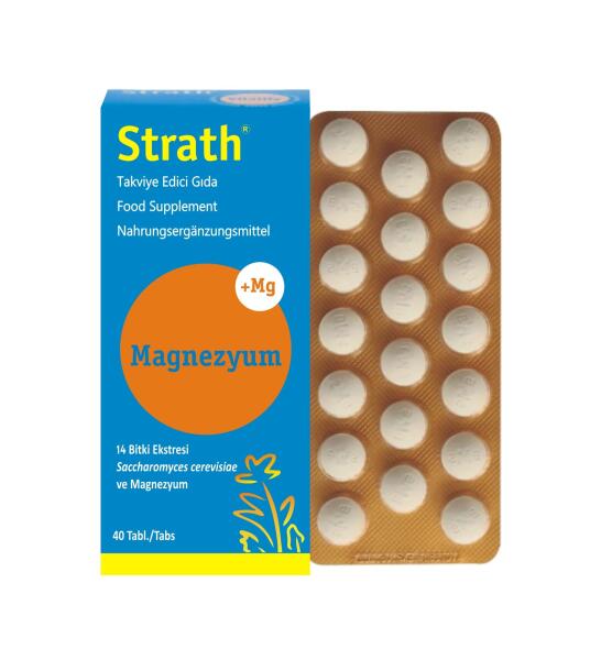 Strath Magnezyum 40 Tablet - STRATH