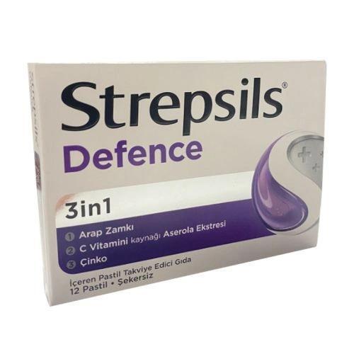STREPSILS DEFENCE 12 PASTIL - 