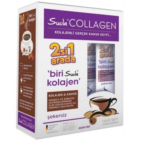 Suda Collagen Kahve Aromalı 14 Saşe - SUDA COLLAGEN