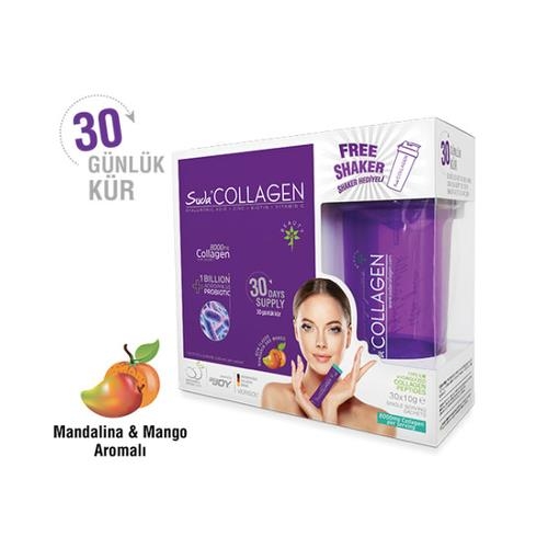 Suda Collagen + Probiotic Saşe 30x10 Gr Mandarin-Mango - SUDA COLLAGEN