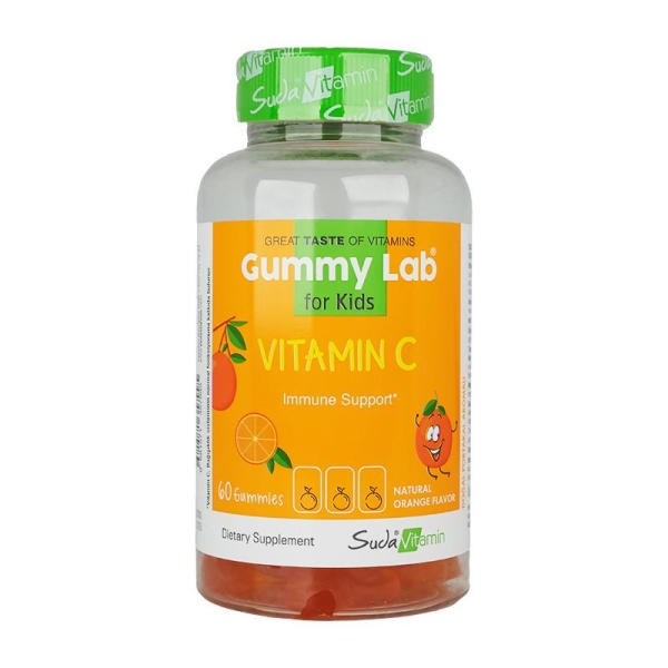 Suda Gummy Lab Vitamin C For Kids 60 Çiğnenebilir Form - SUDA VİTAMİN