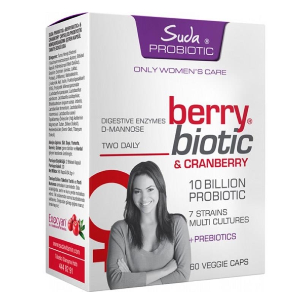 Suda Probiotic Berrybiotic 60 Kapsül - SUDA COLLAGEN