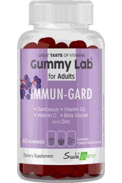 Suda Vitamin Immun Gard Yetişkinler İçin 60 Gummies - BİGJOY