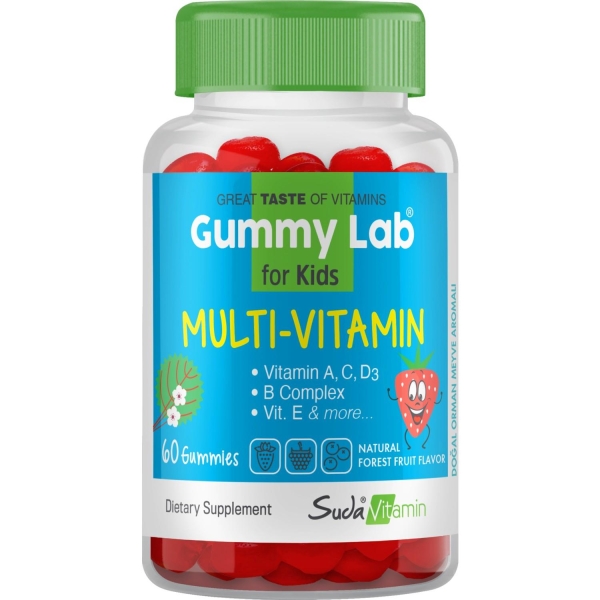 Suda Vitamin Multivitamin Çocuklar İçin 60 Gummies - BİGJOY