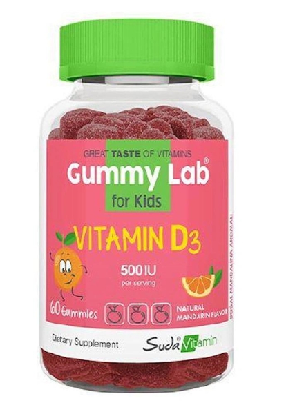 Suda Vitamin Vitamin D3 Çocuklar İçin 60 Gummies - BİGJOY