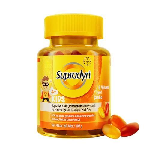 Supradyn Kids Multivitamin 60 Çiğneme Tableti - SUPRADYN