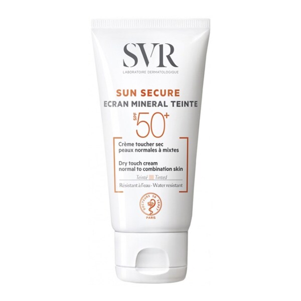 SVR Ecran Tinted Mineral Sun Secure Dry Touch Cream Spf 50 60 gr Güneş Kremi - SVR