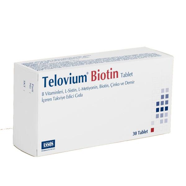 Telovium Biotin 30 Tablet - ASSOS