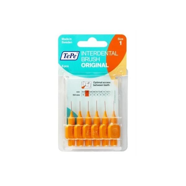 Tepe Blister T181 0.45 mm 6'lı Turuncu Diş Arası Fırçası - TEPE