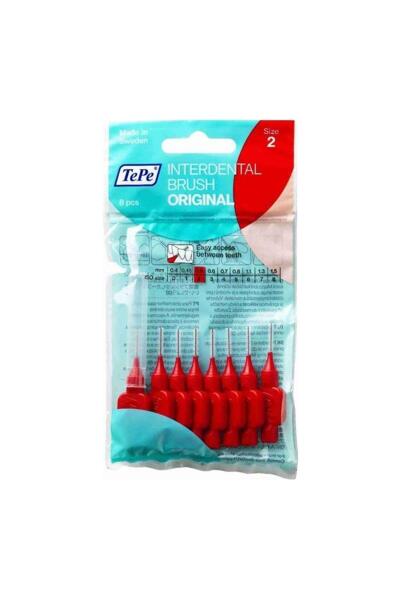 Tepe Interdental Brush 0.5 mm 8'li Kırmızı Arayüz Fırçası - TEPE