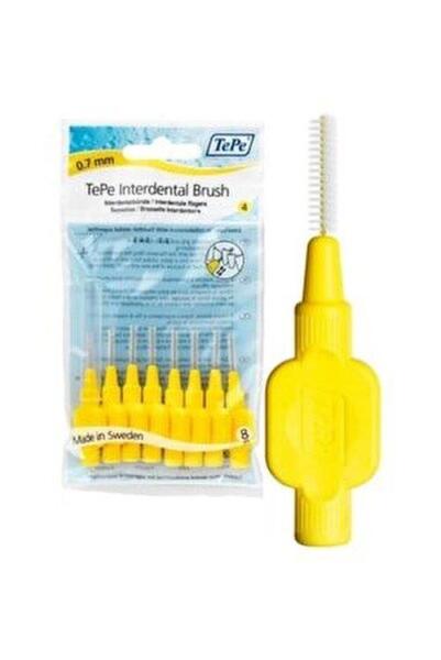 Tepe T105 Interdental Original Sarı 0.7 mm 8'li Ara Yüz Fırçası - TEPE