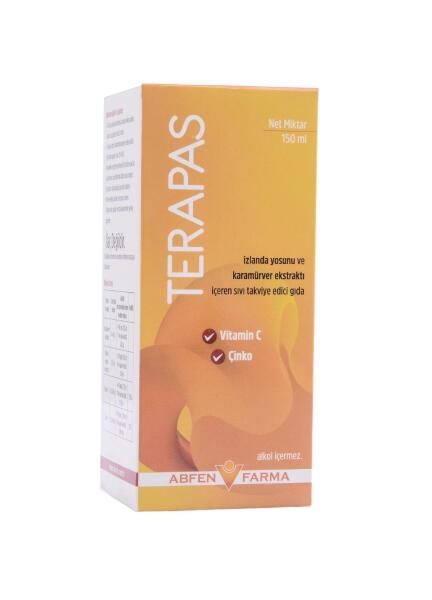 Terapas İzlanda Yosunu, Karamürver, Vitamin C Ve Çinko İçeren Şurup 150ml - ABFEN FARMA