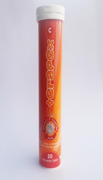Terapex C Vitamini 20 Efervesan Tablet - ABFEN FARMA