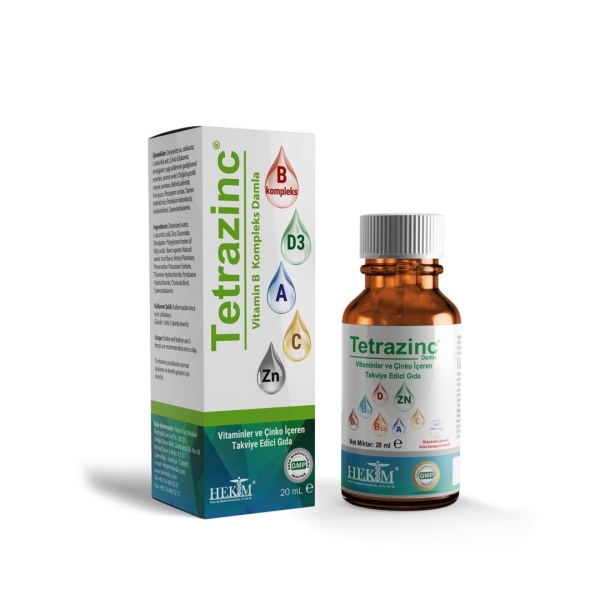 Tetrazinc Vitamin B Kompleks Damla 20 ml - HEKİM