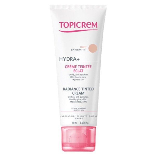 Topicrem Hydra+ Radiance Tinted Light Cream Spf 40 40 ml Renkli Nemlendirici Krem - TOPICREM