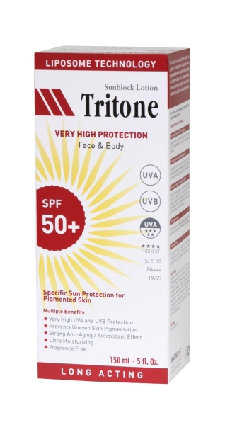 Tritone Sunblock Lotion Spf 50+ 150 ml Güneş Losyonu - TRITONE