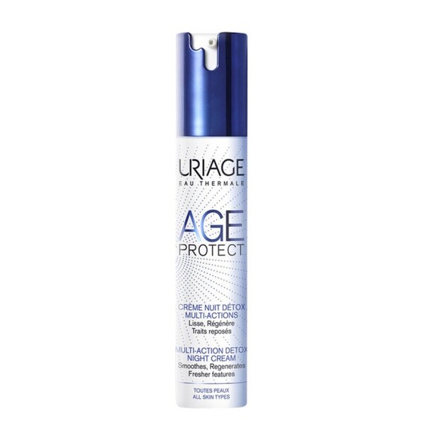 Uriage Age Protect Detox Night Cream Multi-Action 40 ml Gece Kremi - URIAGE