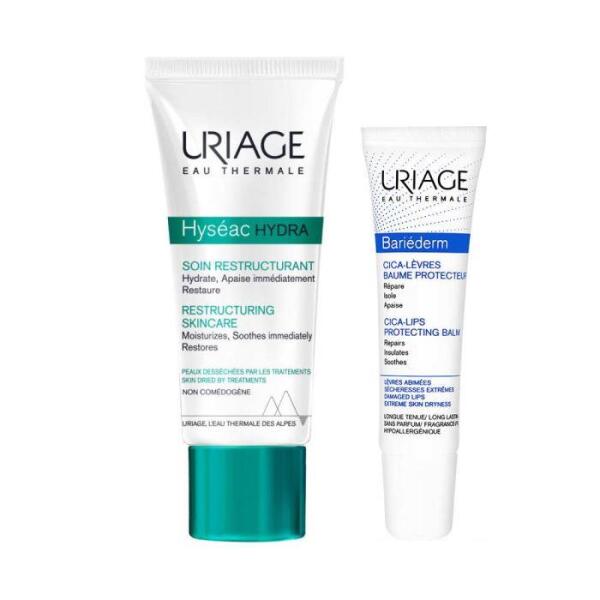 Uriage Akne Tedavisi SOS Kiti hyseac hydra 40 ml+ bariederm Cica Lip Balm 15 ml - URIAGE