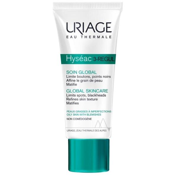 Uriage Hyseac 3-Regul Global Skin-Care 40 ml Leke ve Siyah Nokta Oluşumunu Önleyici Krem - URIAGE