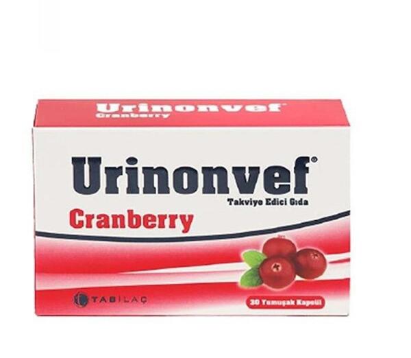 Urinonvef Cranberry 30 Kapsül - TAB İLAÇ