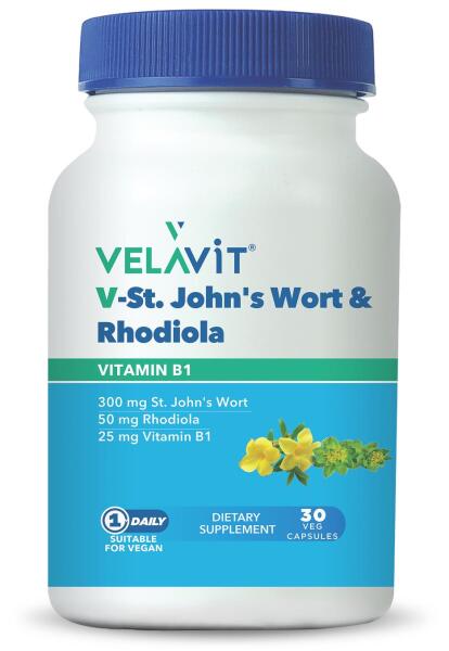 Velavit V-St.Johns Wort Rhodiola 30 Kapsül - VELAVIT