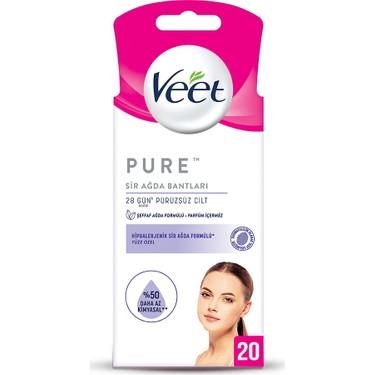 Veet Sir Ağda Bandı Pure Yüz 20li - VEET