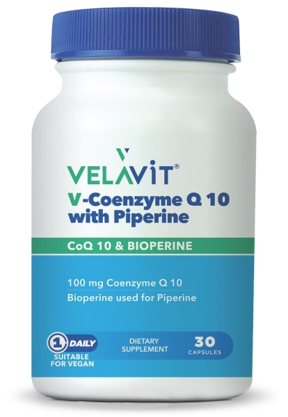 Velavit Coenzym Q10 with Piperine 30 Kapsül - VELAVIT