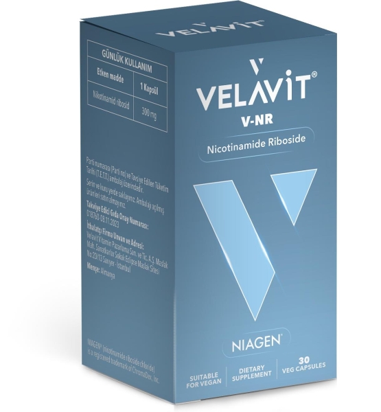 Velavit V-NR Nicotinamide Riboside 30 Kapsül - VELAVIT