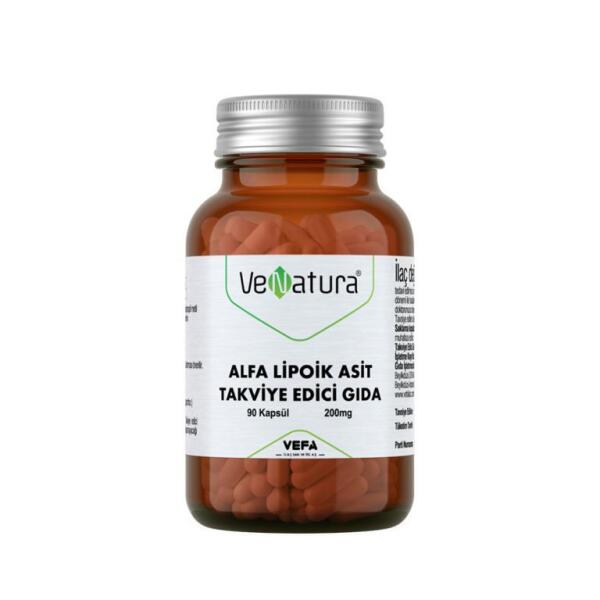 VeNatura Alfa Lipoik Asit 200 mg 90 Kapsül - VENATURA