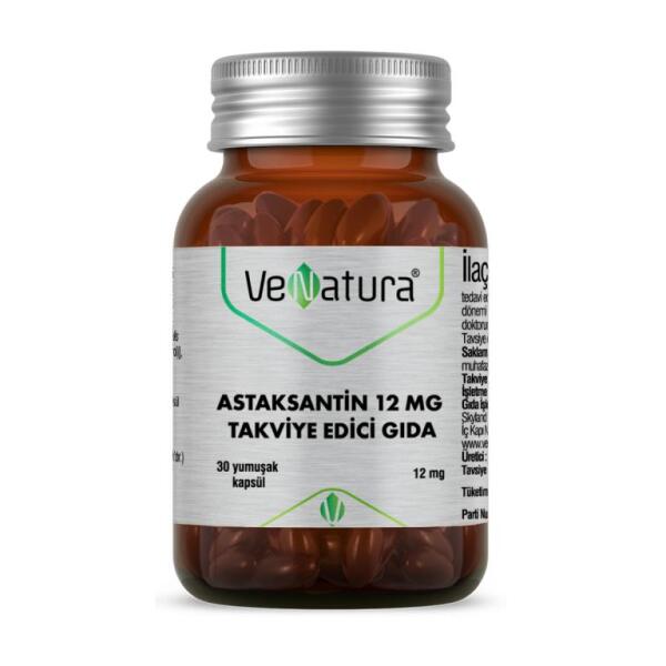 VeNatura Astaksantin 12 mg 30 Kapsül - VENATURA