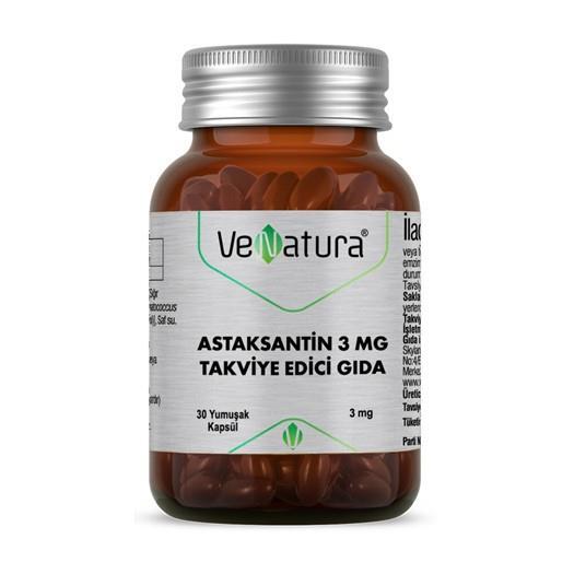 VeNatura Astaksantin 3 mg 30 Kapsül - VENATURA