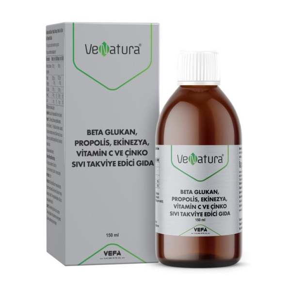 Venatura Beta Glukan, Propolis, Ekinezya, Vitamin C ve Çinko 150 ml - VENATURA