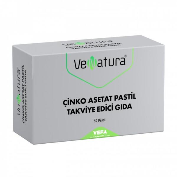 Venatura Çinko Asetat 30 Pastil - VENATURA