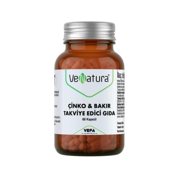 VeNatura Çinko & Bakır 60 Kapsül - VENATURA