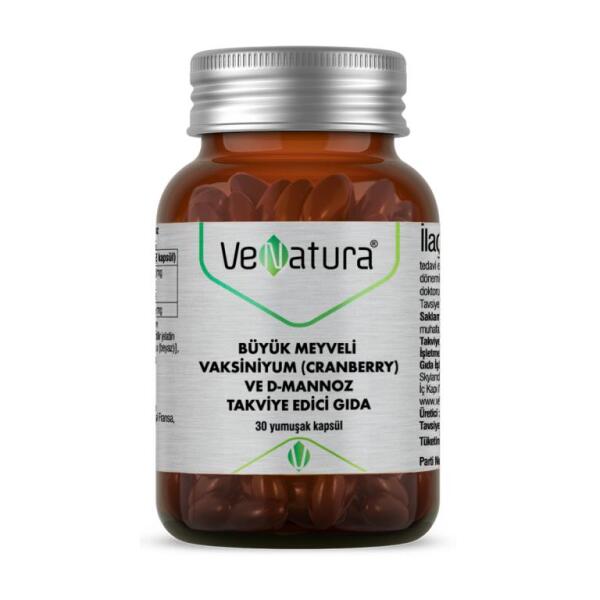 VeNatura Cranberry ve D-Mannoz 30 Kapsül - VENATURA