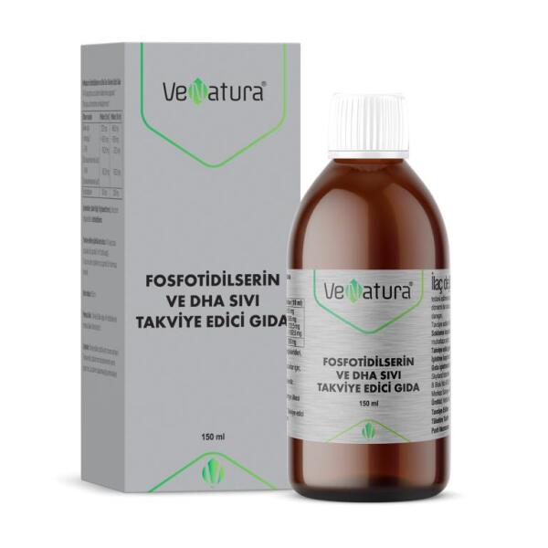 VeNatura Fosfotidilserin ve DHA Sıvı Takviye Edici Gıda 150 ml - VENATURA