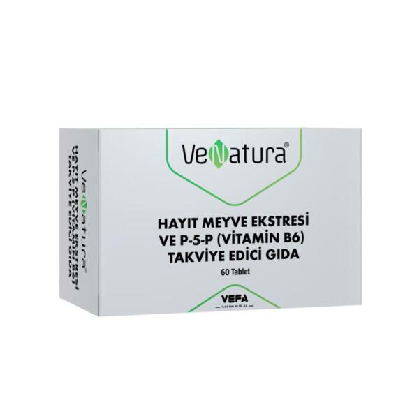 Venatura Hayıt Meyve Ekstresi ve P-5-P Vitamin B6 60 Tablet - VENATURA