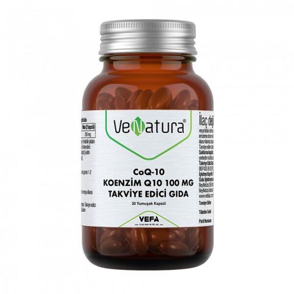 VeNatura Koenzim Q10 100 mg 30 Kapsül - VENATURA