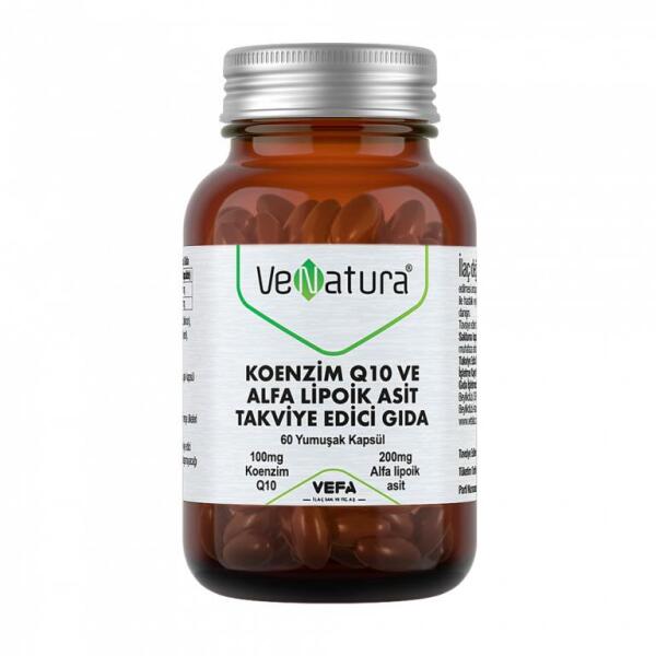 Venatura Koenzim Q10 ve Alfa Lipoik Asit 60 Kapsül - VENATURA