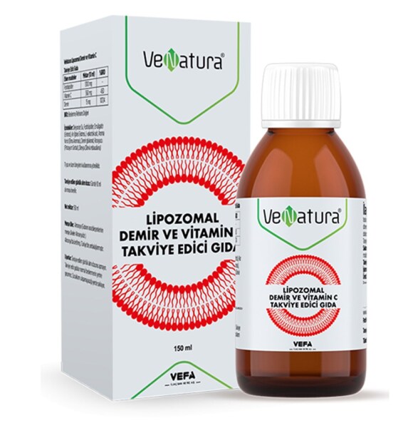 Venatura Lipozomal Demir ve Vitamin C Takviye Edici Gıda - VENATURA