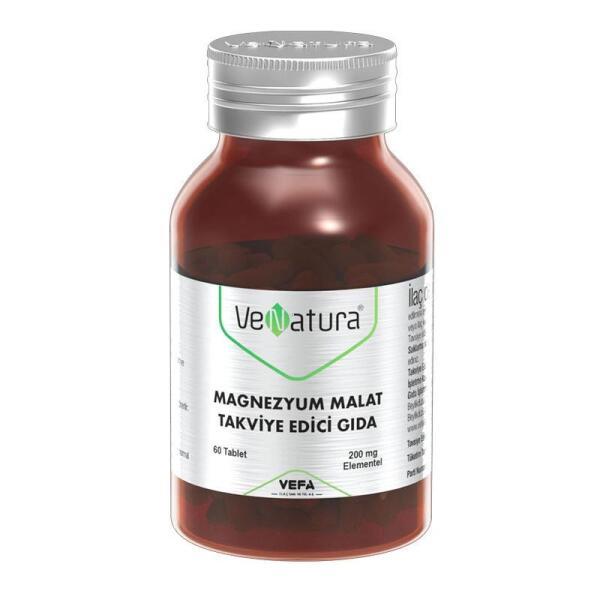 Venatura Magnezyum Malat 200 mg 60 Tablet - VENATURA