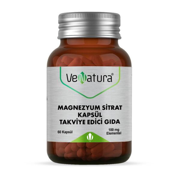 Venatura Magnezyum Sitrat 60 Kapsül - VENATURA